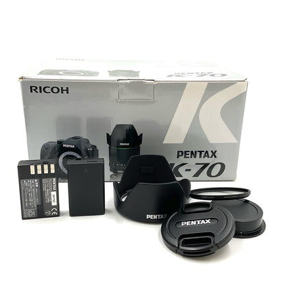 【最速発送】PENTAX デジタル一眼 K-70 18-135WRキット ブラック【難有】
