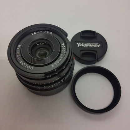 【全額返金保証】【最速発送】VOIGTLANDER COLOR-SKOPAR 28mm f2.8 Asphenical Type II 超美品 動作確認済