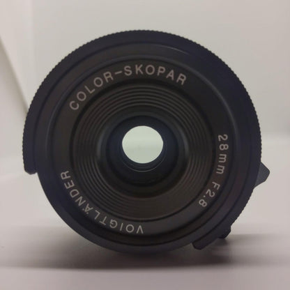 【全額返金保証】【最速発送】VOIGTLANDER COLOR-SKOPAR 28mm f2.8 Asphenical Type II 超美品 動作確認済
