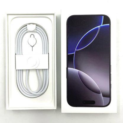 【全額返金保証】【最速発送】Apple iPhone iPhone 16 Pro 256GB ブラックチタニウム SIMフリー 白ロム 超美品 動作確認済 97%