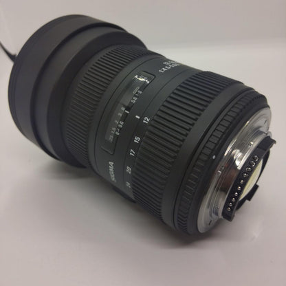 【全額返金保証】【最速発送】SIGMA 12-24mm F4.5-5.6 II DG [ニコン用] 美品 動作確認済