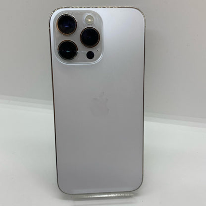 【全額返金保証】【最速発送】Apple iPhone iPhone 14 Pro Max 256GB シルバー au SIMフリー 動作確認済 86%