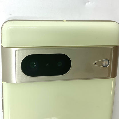 【全額返金保証】【最速発送】Google Pixel 7 128GB Lemongrass Softbank SIMフリー G03Z5 白ロム 美品 動作確認済