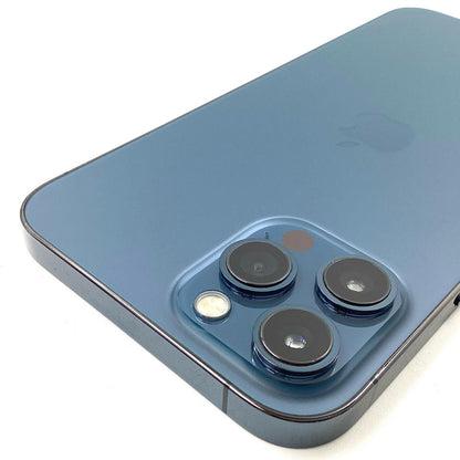 【全額返金保証】【最速発送】Apple iPhone iPhone 12 Pro Max 256GB パシフィックブルー docomo 白ロム 動作確認済 78%