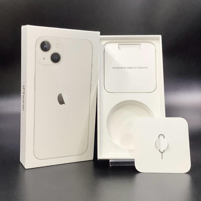 【全額返金保証】【最速発送】Apple iPhone iPhone 13 256GB スターライト 楽天モバイル 動作確認済 79%