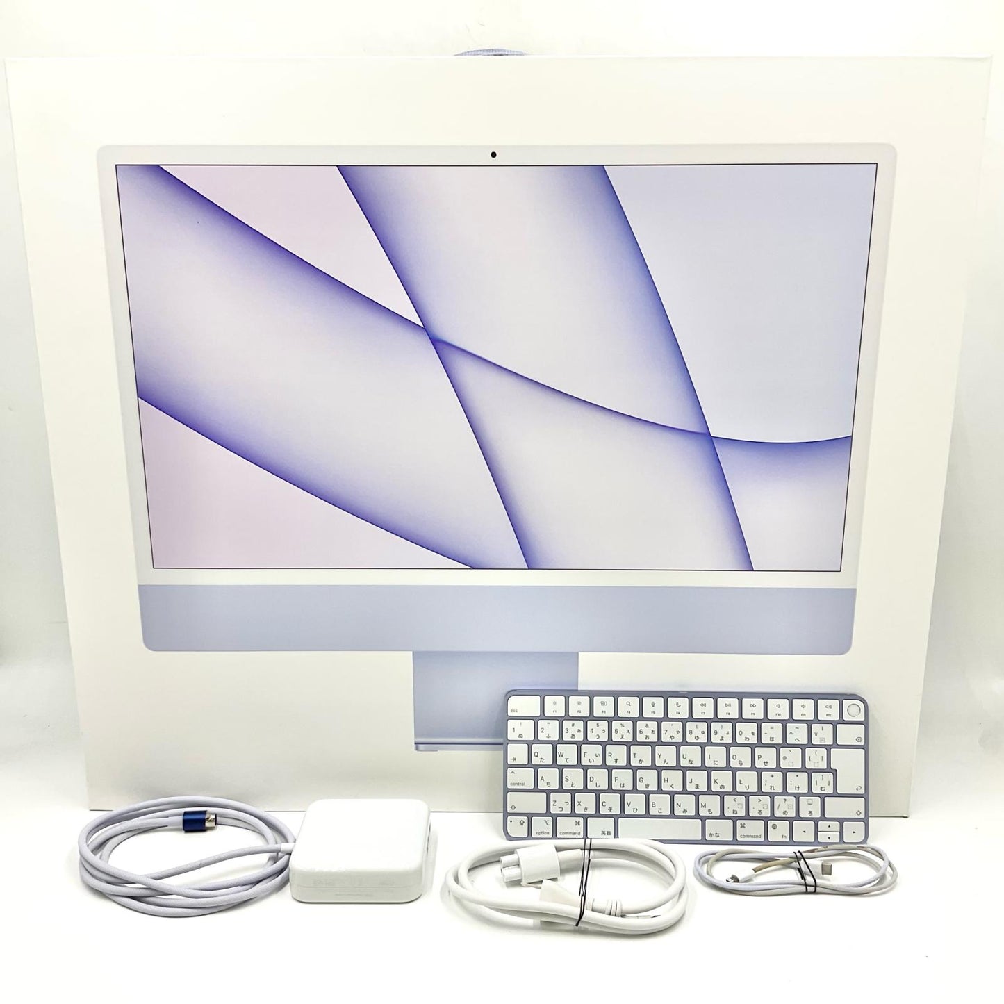 【全額返金保証】【最速発送】Apple iMac 24インチ Apple M1 8GB SSD 256GB パープル 超美品 動作確認済
