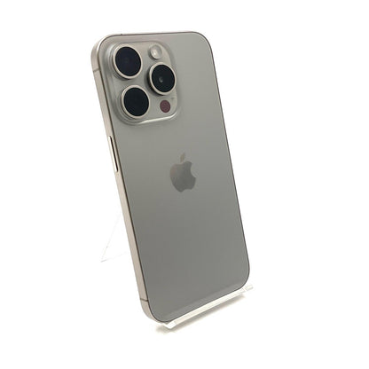 【全額返金保証】【最速発送】Apple iPhone iPhone 15 Pro 512GB ナチュラルチタニウム SIMフリー 白ロム 美品 動作確認済 86%