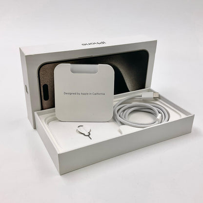 【全額返金保証】【最速発送】Apple iPhone iPhone 15 Pro 512GB ナチュラルチタニウム SIMフリー 白ロム 美品 動作確認済 86%