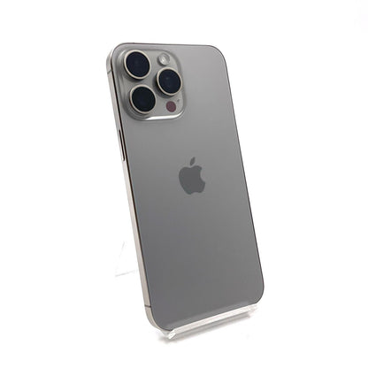 【全額返金保証】【最速発送】Apple iPhone iPhone 15 Pro Max 256GB ナチュラルチタニウム SIMフリー 白ロム 美品 動作確認済 87%