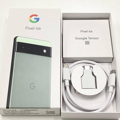 【全額返金保証】【最速発送】Google Pixel 6a 128GB セージ au GB17L 白ロム 動作確認済