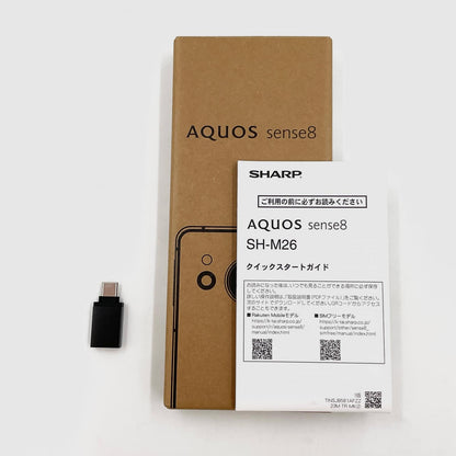 【最速発送】SHARP AQUOS sense8 128GB ペールグリーン SIMフリー SH-M26 白ロム【難有】
