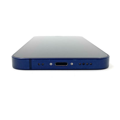 【全額返金保証】【最速発送】Apple iPhone iPhone 12 mini 128GB ブルー Softbank SIMフリー 白ロム 動作確認済 80%