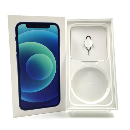 【全額返金保証】【最速発送】Apple iPhone iPhone 12 mini 128GB ブルー Softbank SIMフリー 白ロム 動作確認済 80%