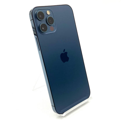 【全額返金保証】【最速発送】Apple iPhone iPhone 12 Pro 128GB パシフィックブルー docomo SIMフリー 白ロム 動作確認済 82%