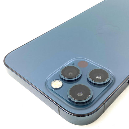 【全額返金保証】【最速発送】Apple iPhone iPhone 12 Pro 128GB パシフィックブルー docomo SIMフリー 白ロム 動作確認済 82%