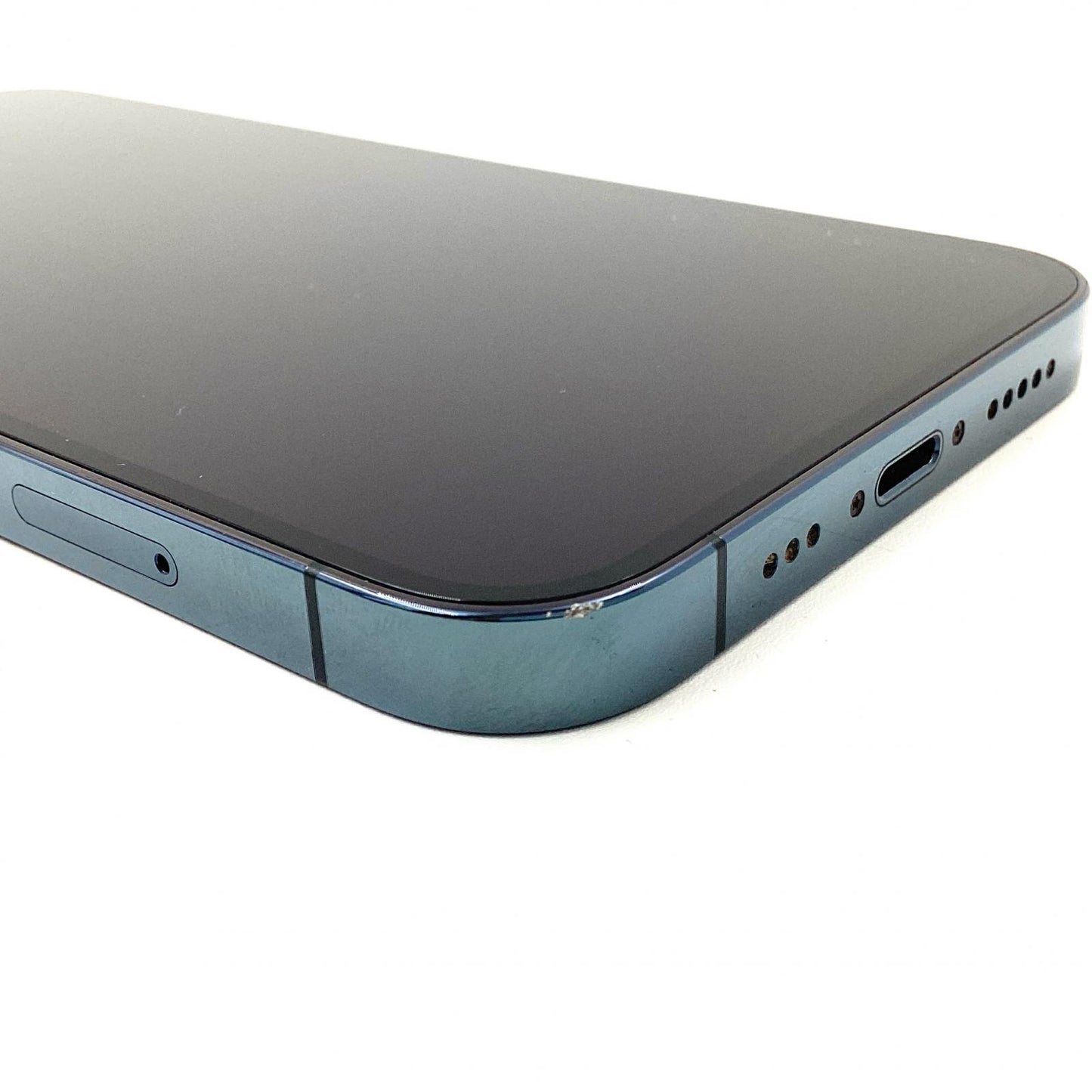 【全額返金保証】【最速発送】Apple iPhone iPhone 12 Pro 128GB パシフィックブルー docomo SIMフリー 白ロム 動作確認済 82%