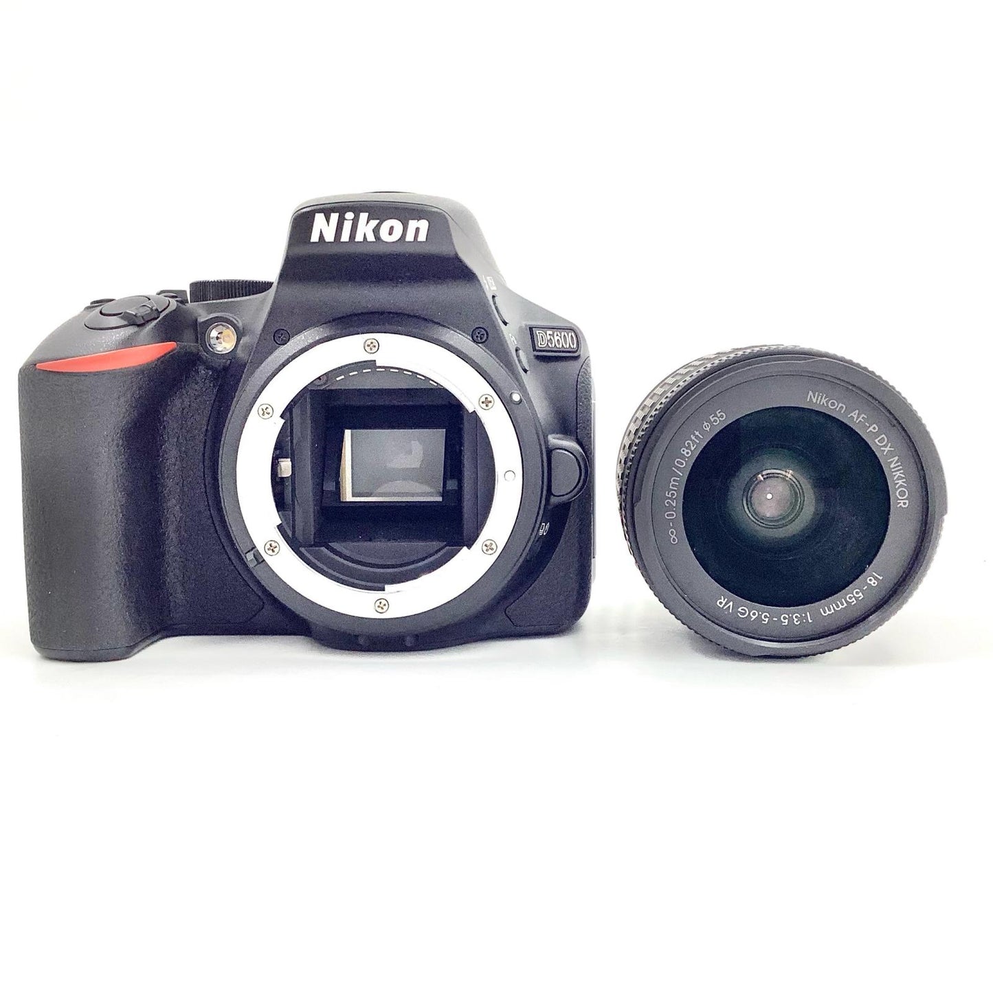【全額返金保証】【最速発送】Nikon デジタル一眼 D5600 18-55 VR レンズキット ブラック 動作確認済