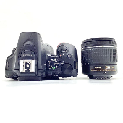 【全額返金保証】【最速発送】Nikon デジタル一眼 D5600 18-55 VR レンズキット ブラック 動作確認済