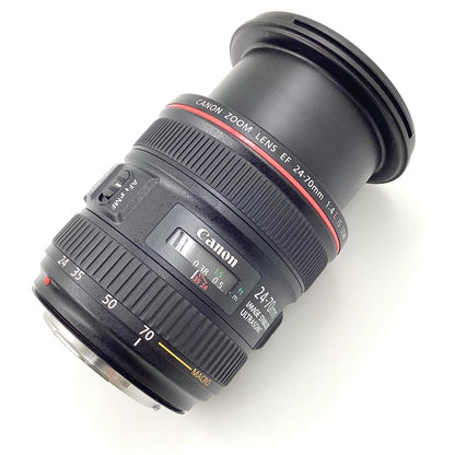 【全額返金保証】【最速発送】Canon EF24-70mm F2.8L USM 美品 動作確認済