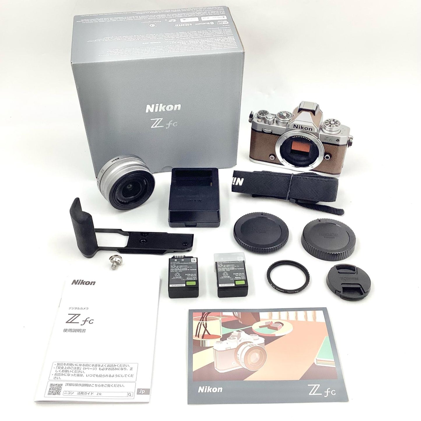【全額返金保証】【最速発送】Nikon デジタル一眼 Z fc 16-50 VR レンズキット ウォルナットブラウン 美品 動作確認済