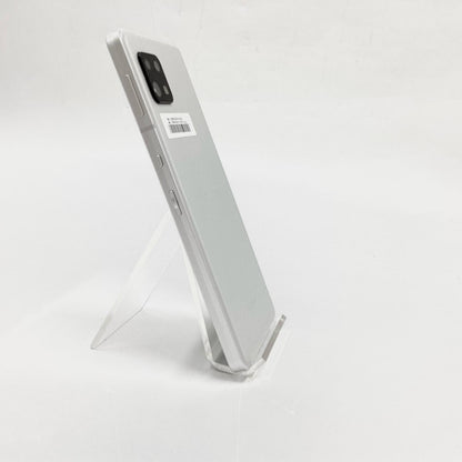 【全額返金保証】【最速発送】SHARP AQUOS sense6 128GB シルバー SIMフリー SH-M19 白ロム 動作確認済
