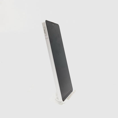 【全額返金保証】【最速発送】SHARP AQUOS sense6 128GB シルバー SIMフリー SH-M19 白ロム 動作確認済