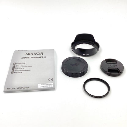 【全額返金保証】【最速発送】Nikon NIKKOR Z 24-50mm f/4-6.3 美品 動作確認済