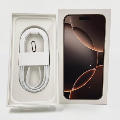 【全額返金保証】【最速発送】Apple iPhone iPhone Pro Max 16 Pro Max 256GB デザートチタニウム SIMフリー 白ロム 超美品 動作確認済 98%