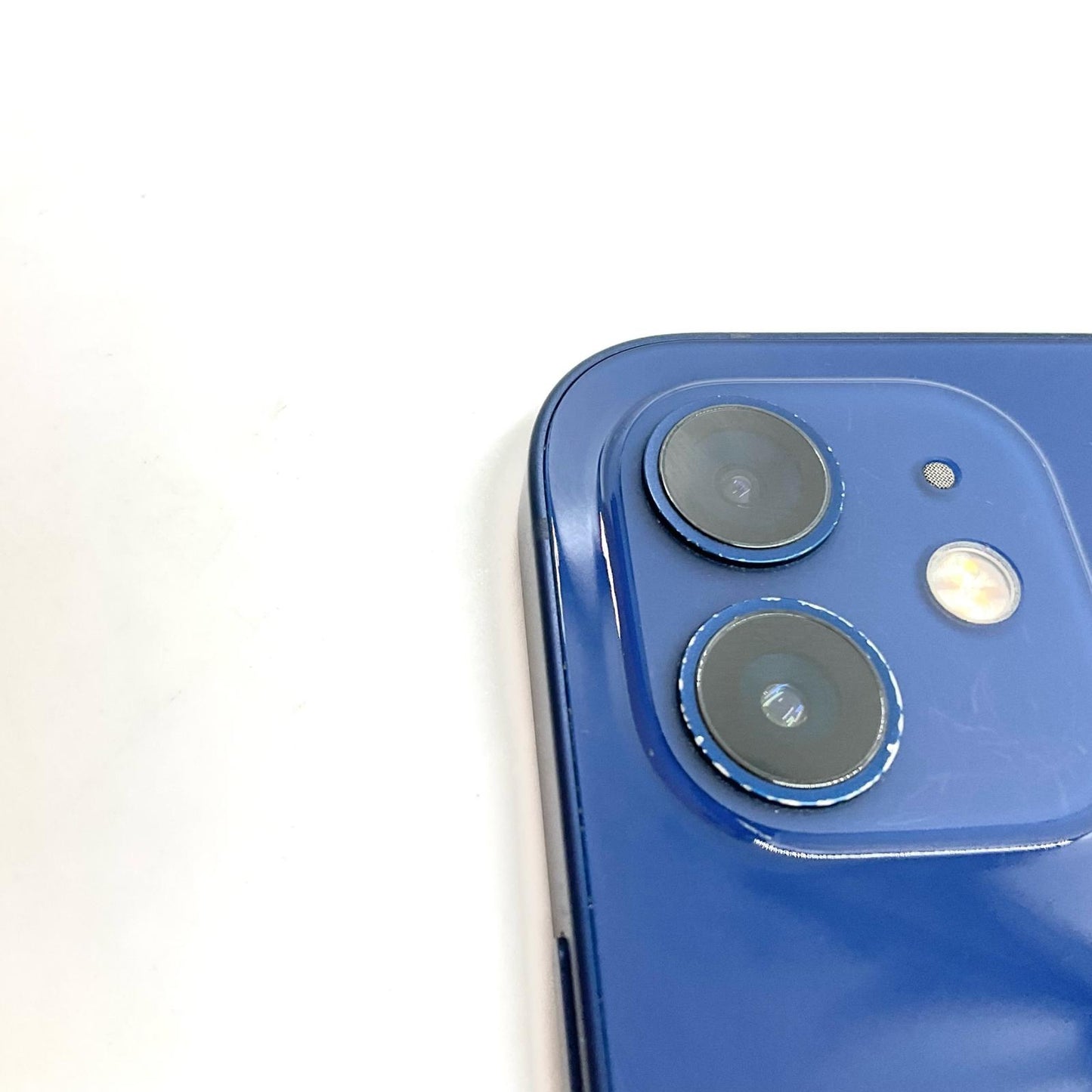 【全額返金保証】【最速発送】Apple iPhone iPhone 12 128GB ブルー docomo SIMフリー 白ロム 動作確認済 78%