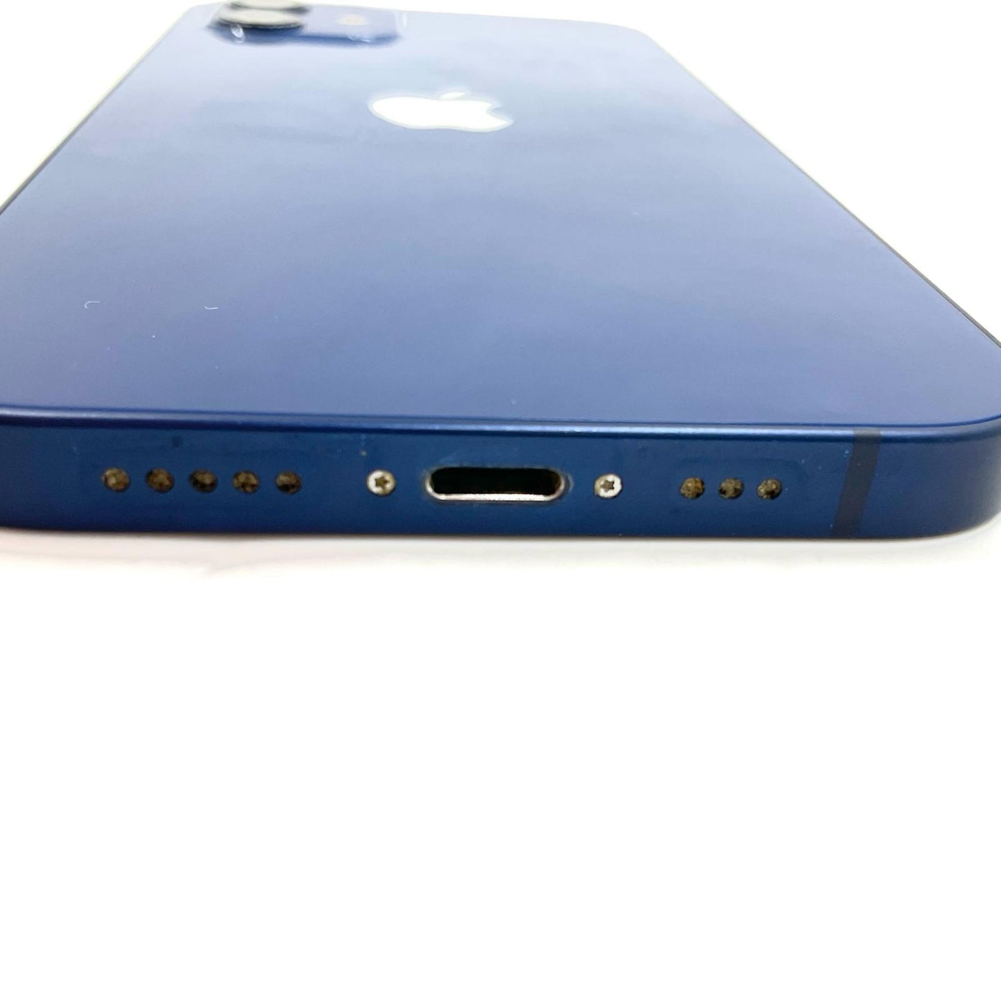 【全額返金保証】【最速発送】Apple iPhone iPhone 12 128GB ブルー docomo SIMフリー 白ロム 動作確認済 78%