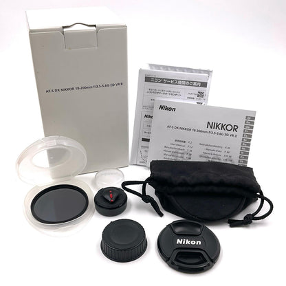 【全額返金保証】【最速発送】Nikon AF-S DX NIKKOR 18-200mm f/3.5-5.6G ED VR II 動作確認済