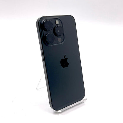 【全額返金保証】【最速発送】Apple iPhone iPhone 15 Pro 256GB ブラックチタニウム SIMフリー 白ロム 美品 動作確認済 90%