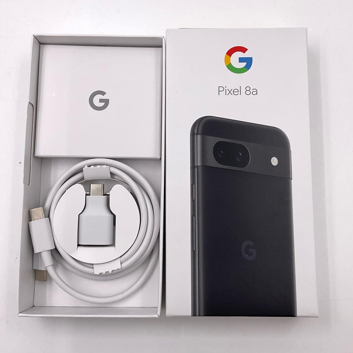 【全額返金保証】【最速発送】Google Pixel 8a 128GB Obsidian au G576D 白ロム 美品 動作確認済