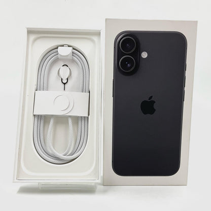 【全額返金保証】【最速発送】Apple iPhone iPhone 16 256GB ブラック SIMフリー 白ロム 動作確認済 100%