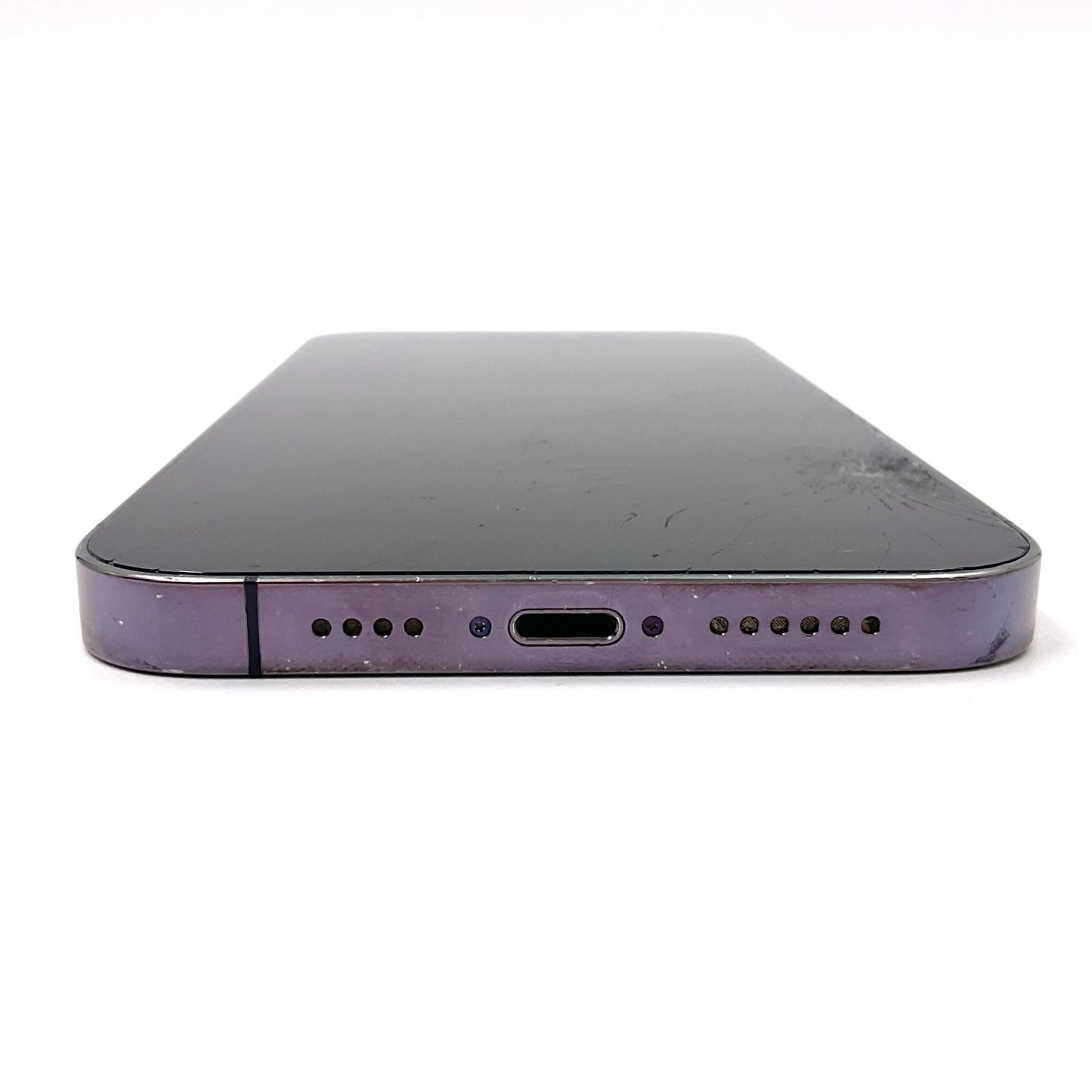 【最速発送】Apple iPhone iPhone 14 Pro Max 256GB ディープパープル SIMフリー 白ロム【難有】 81%