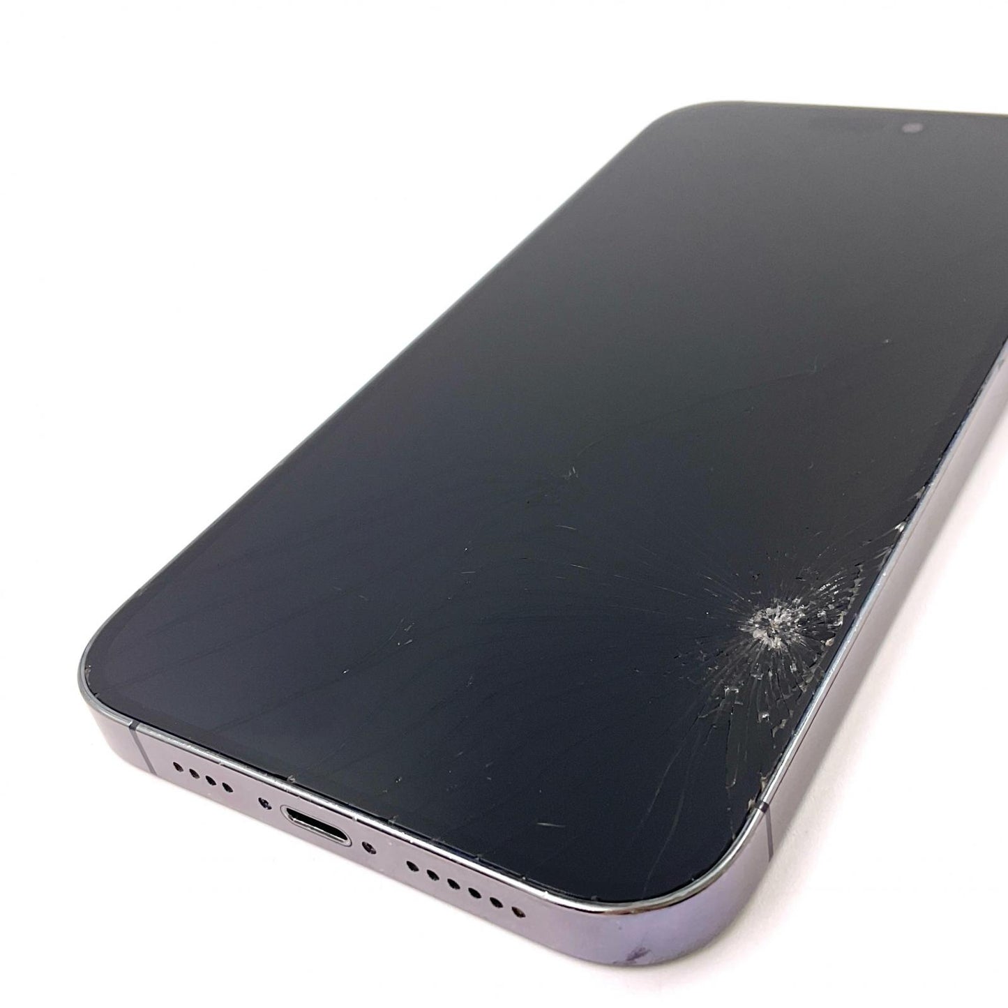 【最速発送】Apple iPhone iPhone 14 Pro Max 256GB ディープパープル SIMフリー 白ロム【難有】 81%
