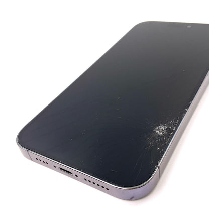 【最速発送】Apple iPhone iPhone 14 Pro Max 256GB ディープパープル SIMフリー 白ロム【難有】 81%