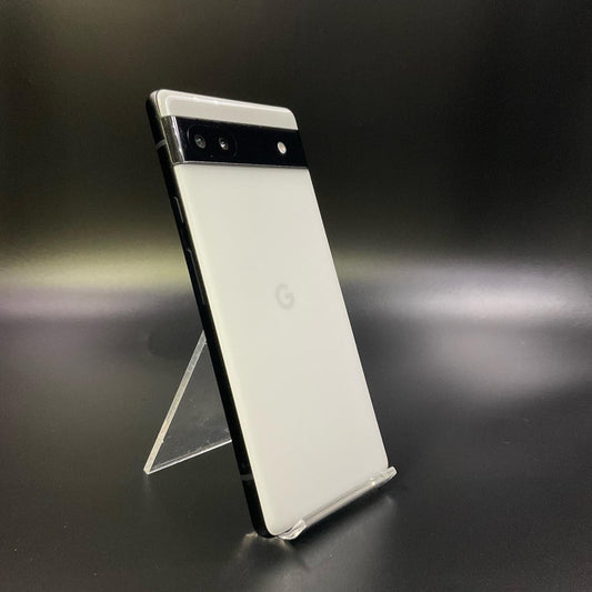 【全額返金保証】【最速発送】Google Pixel 6a 128GB Chalk au GB17L 白ロム 動作確認済