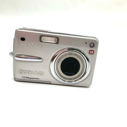 【全額返金保証】【最速発送】PENTAX コンパクトデジタルカメラ Optio A20 美品 動作確認済