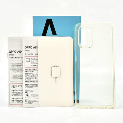 【全額返金保証】【最速発送】OPPO A 54 64GB ファンタスティックパープル au SIMフリー OPG02 白ロム 動作確認済