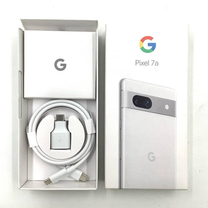 【全額返金保証】【最速発送】Google Pixel 7a 128GB スノー Softbank SIMフリー G82U8 白ロム 超美品 動作確認済