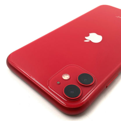 【全額返金保証】【最速発送】Apple iPhone iPhone 11 64GB (PRODUCT)RED au 白ロム 動作確認済 70%