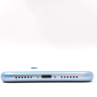 【全額返金保証】【最速発送】Apple iPhone iPhone XR 64GB ブルー docomo 白ロム 動作確認済 85%