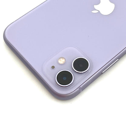 【全額返金保証】【最速発送】Apple iPhone iPhone 11 64GB パープル Softbank 白ロム 動作確認済 72%
