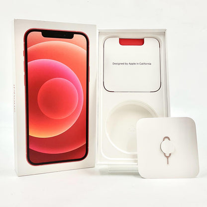 【全額返金保証】【最速発送】Apple iPhone iPhone 12 256GB (PRODUCT)RED au 白ロム 動作確認済 100%