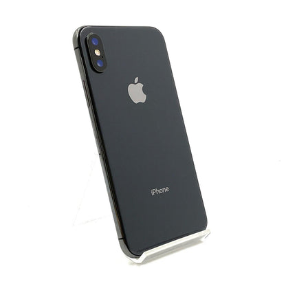 【全額返金保証】【最速発送】Apple iPhone iPhone X 256GB スペースグレイ SIMフリー 白ロム 美品 動作確認済 98%