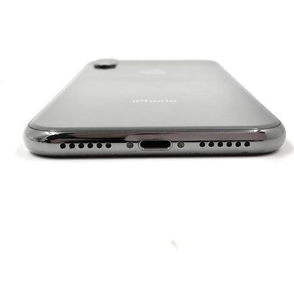 【全額返金保証】【最速発送】Apple iPhone iPhone X 256GB スペースグレイ SIMフリー 白ロム 美品 動作確認済 98%