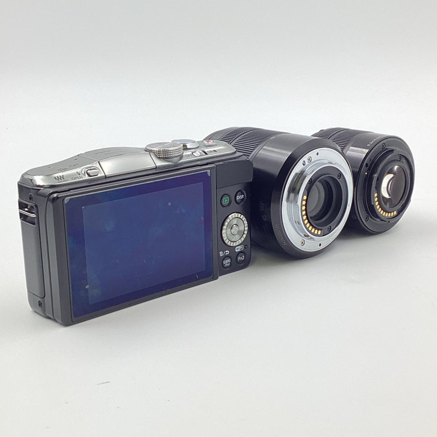 【全額返金保証】【最速発送】Panasonic デジタル一眼 LUMIX DMC-GF6W-K ダブルズームレンズキット [ブラック] 動作確認済