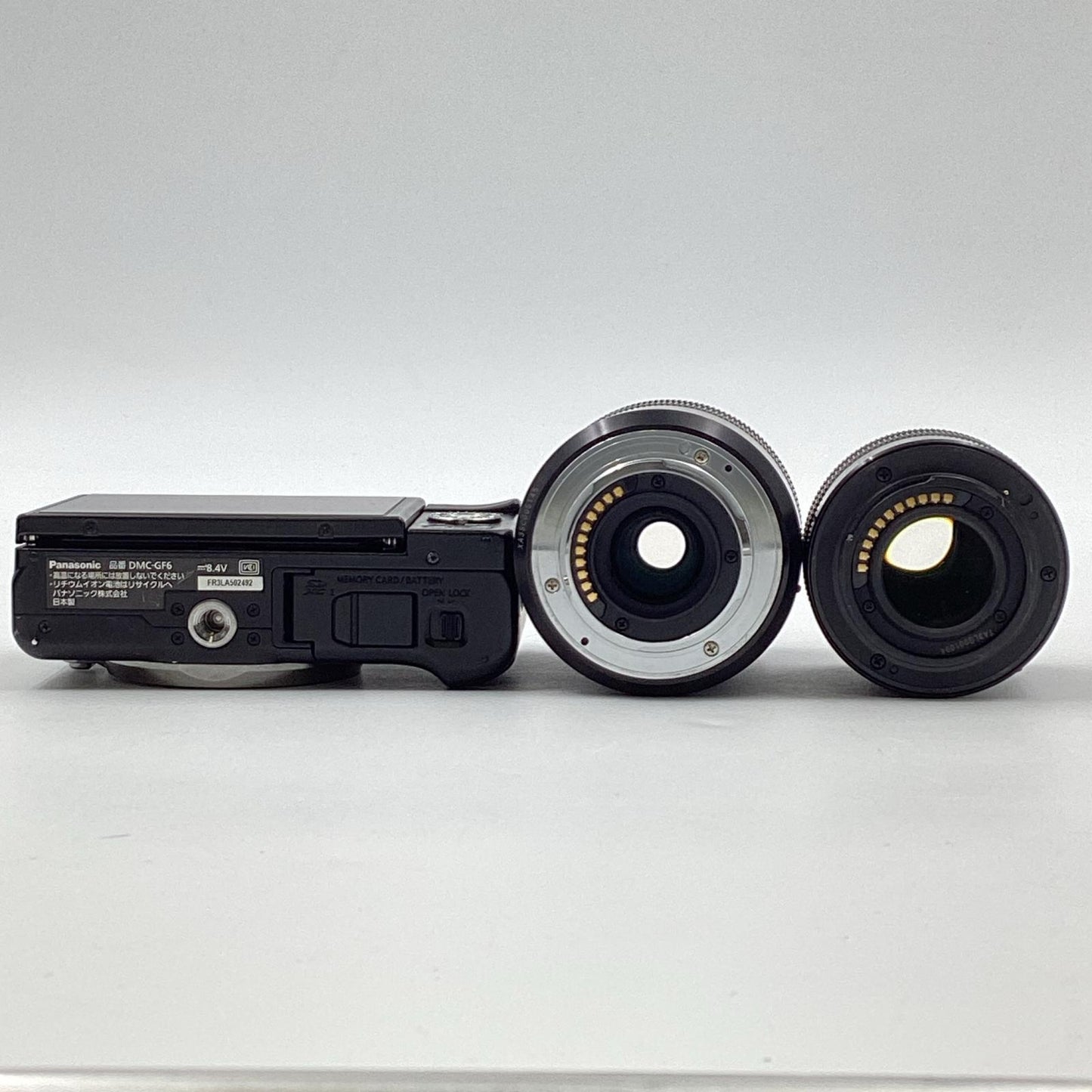 【全額返金保証】【最速発送】Panasonic デジタル一眼 LUMIX DMC-GF6W-K ダブルズームレンズキット [ブラック] 動作確認済