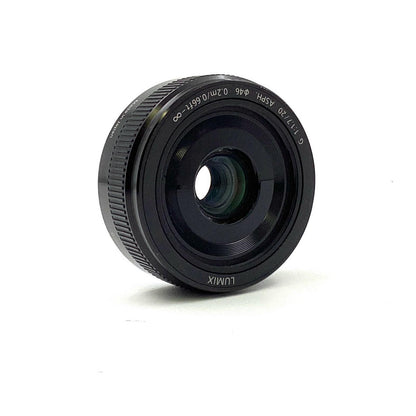 【全額返金保証】【最速発送】Panasonic LUMIX G 20mm/F1.7 II ASPH. H-H020A-K [ブラック] 動作確認済